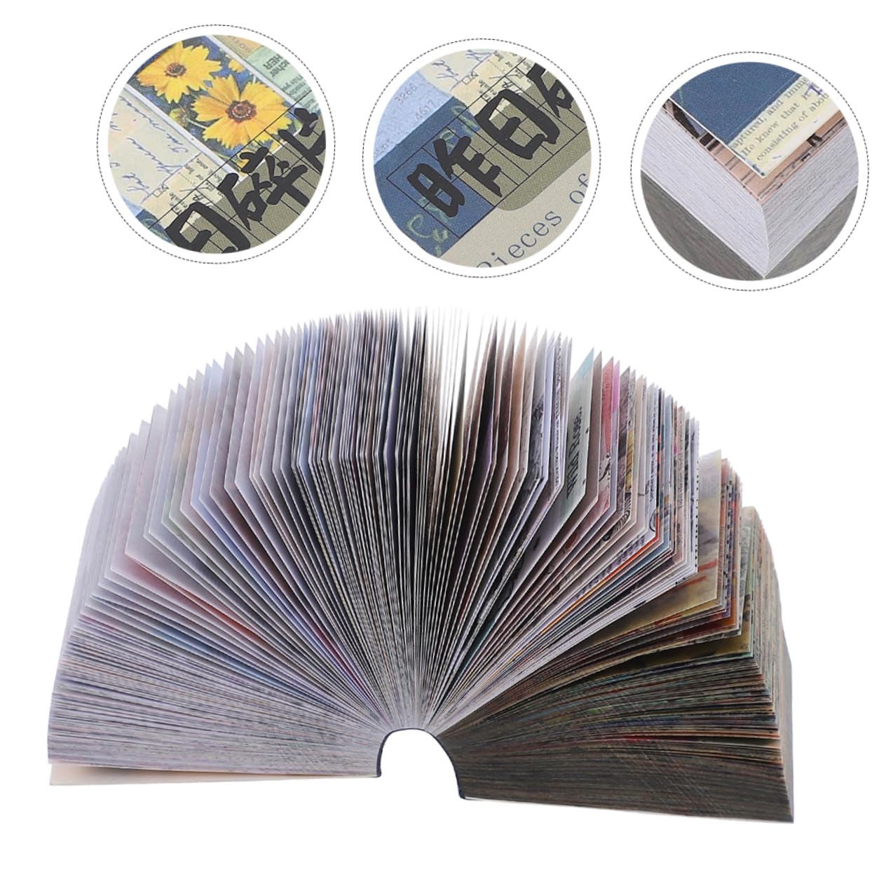 6pezzi Retro Scrapbook Notebooks Vintage per Scrapbooking e Cancelleria per Studenti e