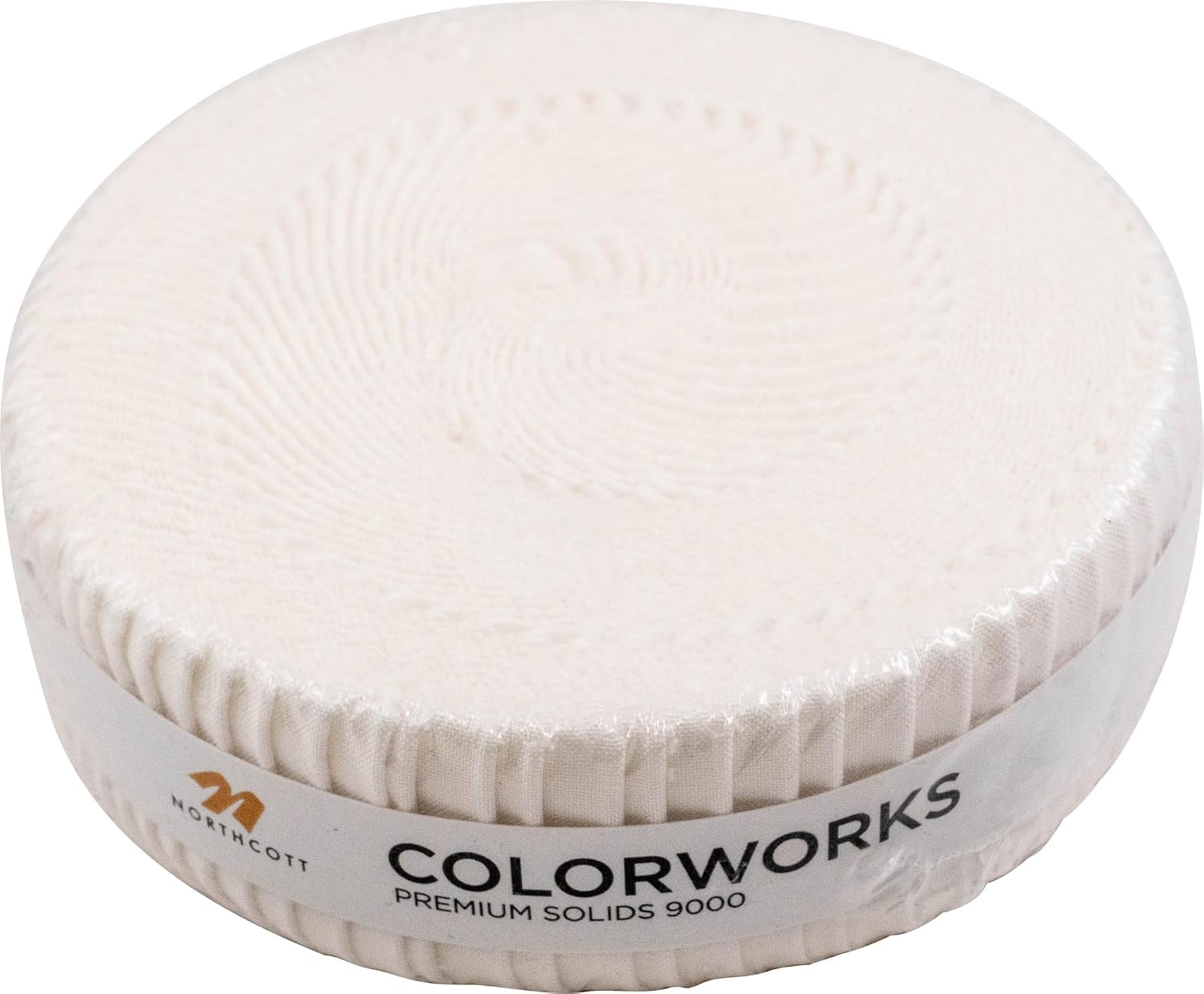 Colorworks Premium Solids Snow Microstrip Roll 40 1.5-inch Strips Northcott