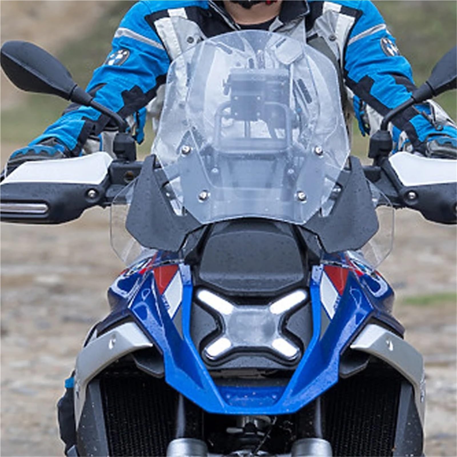 Parabrisas Cúpula Windshield para BMW R1300GS 2024 Parabrisas Esorios para Ted(Clear)
