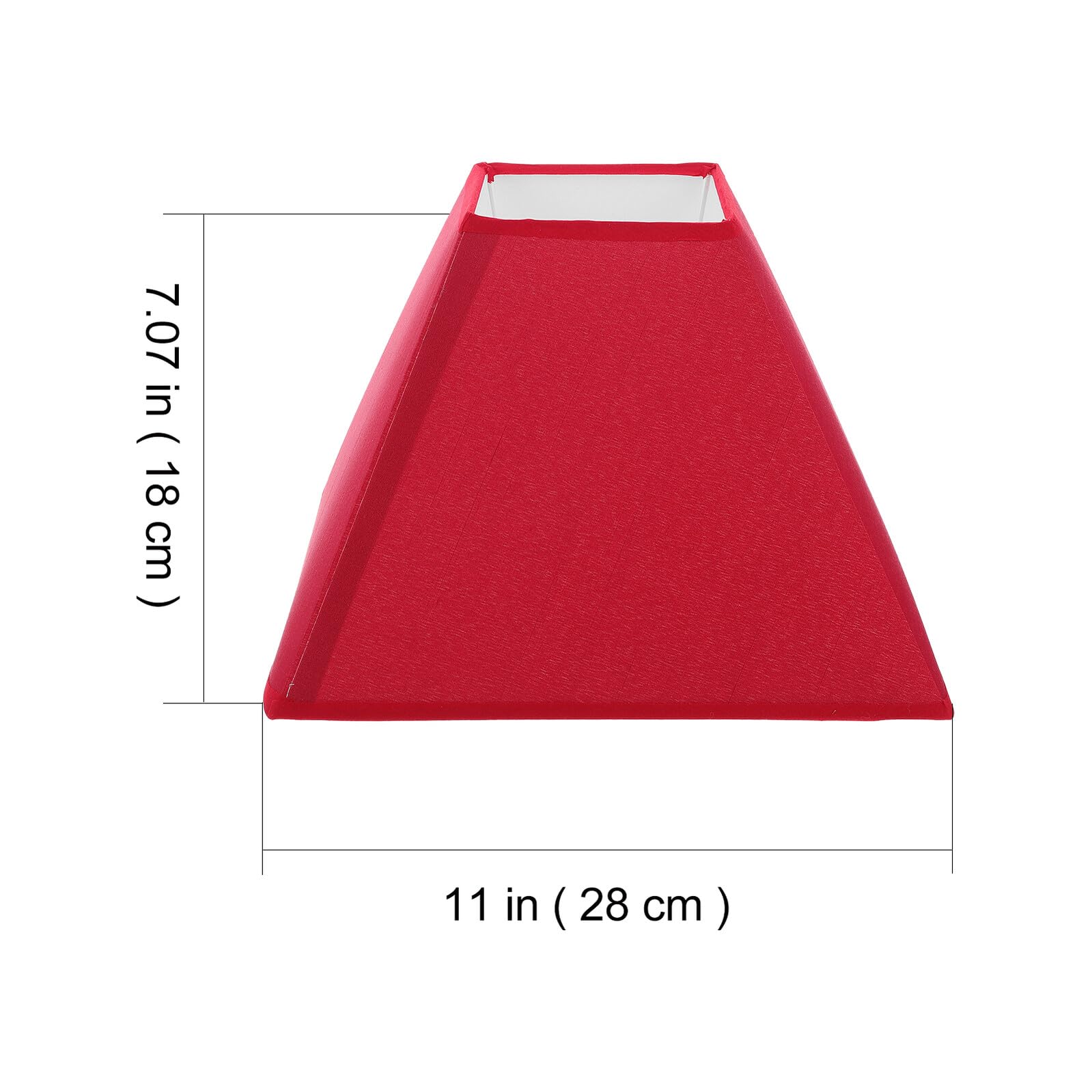 Lampada Rossa, Copertura Delicata per Parete e Soffitto | Stile Semplice, per Camera da Letto e Stanza, Diffusione Decorativa della Luce, Non Facile da Sbiadire