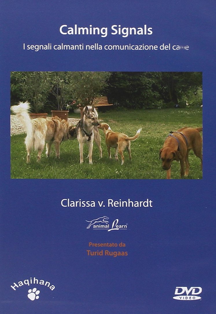 Señales de calma en la comunicación del cane DVD importado de Italia