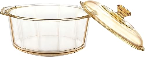 Miniatura 7 de Visions Pyroceram Diamond - Cazuela con tapa de cristal 5 L color marrón