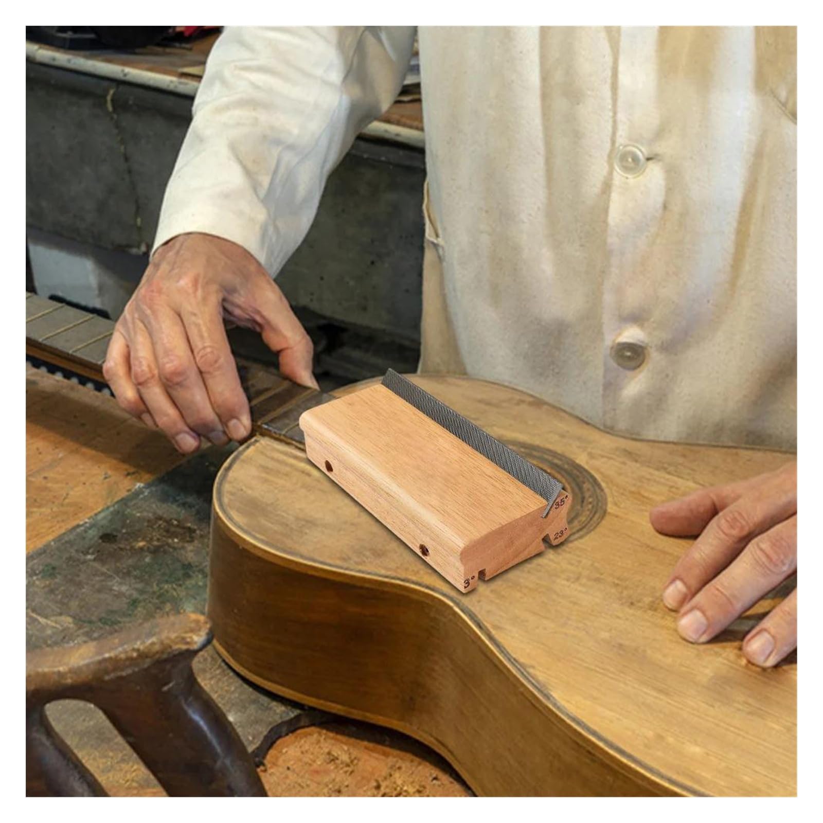 Herramientas de guitarra Herramientas profesionales para recortar y pulir trastes de guitarra