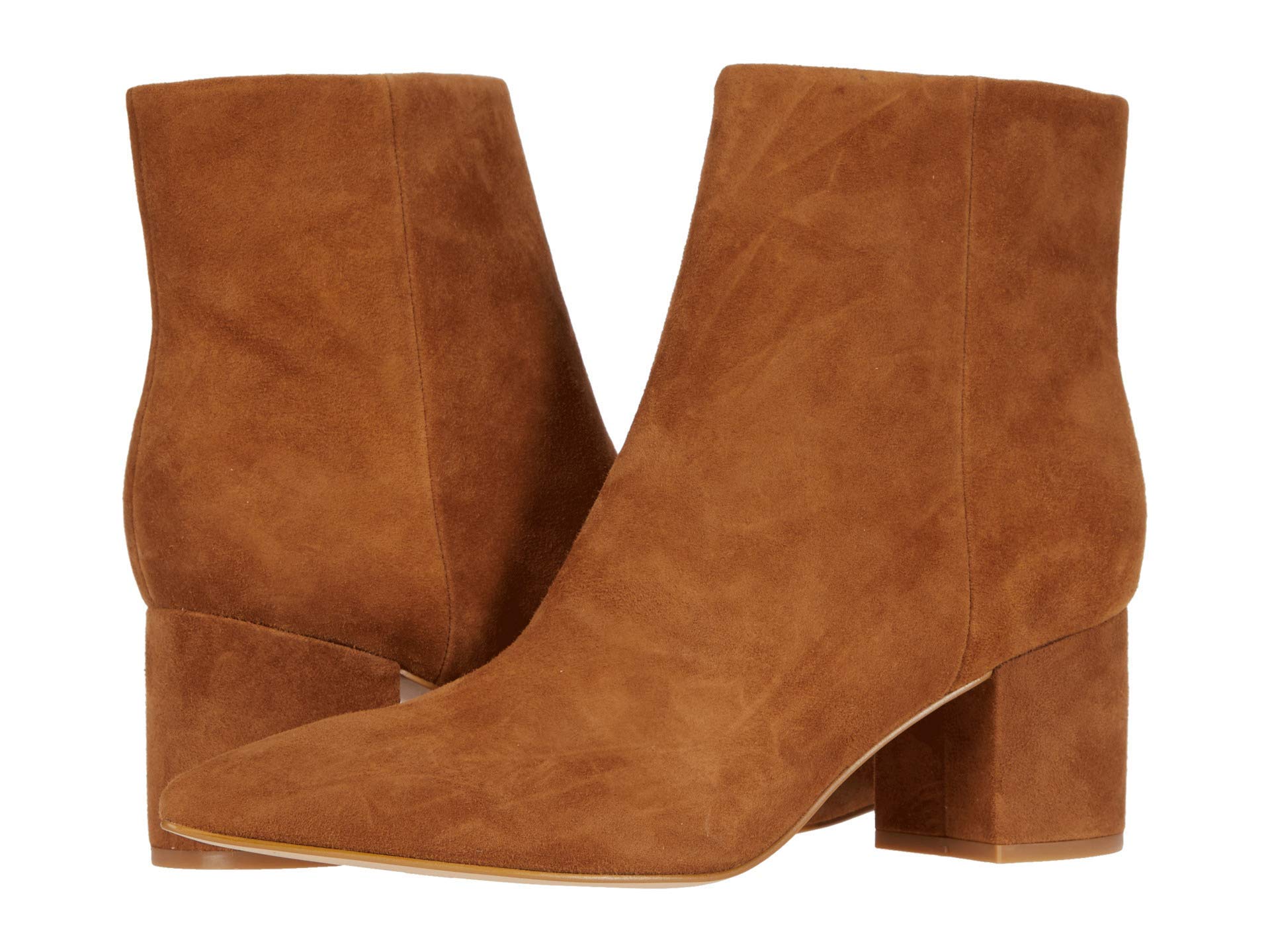 Marc Fisher LTD Women's Jarli Ankle Boot, Medium Natural Suede, 6 UK