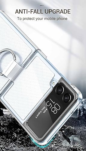 Miniatura 3 de Niopiee Funda para Samsung Galaxy A53 5G, delgada, transparente, a prueba de golpes, con soporte de cristal templado, protector de pantalla de