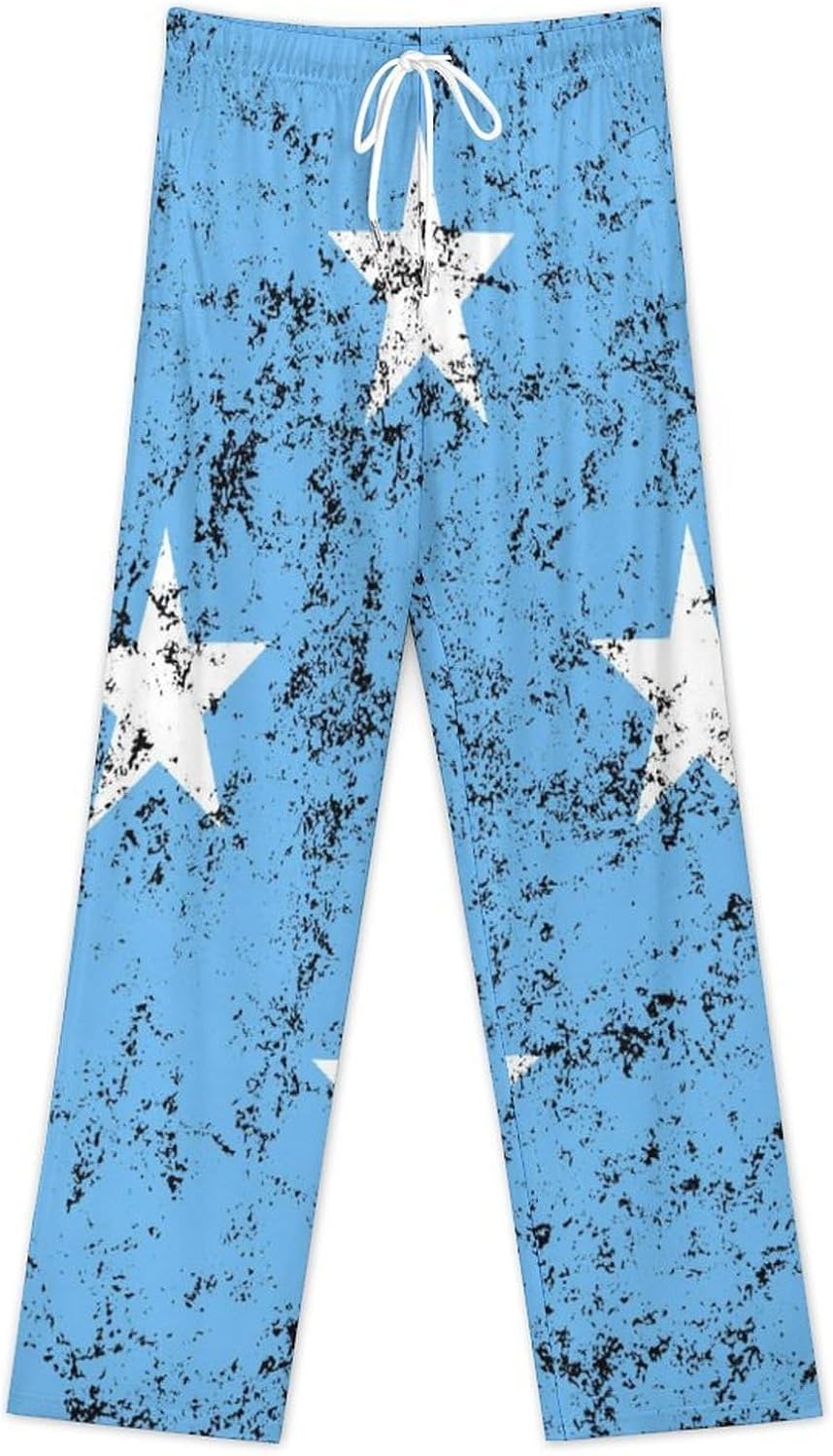 Poland Flag Men's Pajama Pants Bottoms Sleep Lounge PJ Pants,