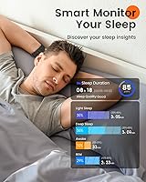 Vista 5 de RUXINGX Relojes inteligentes para hombres y mujeres, rastreador de actividad física de 1.85 pulgadas con llamadas Bluetooth, IP68 impermeable, más