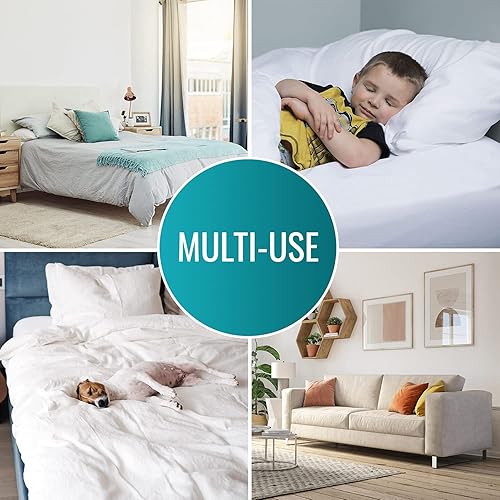 Miniatura 5 de DMI Sábana impermeable para ser utilizada como almohadilla de cama, forro de cama, protector de colchón, almohadilla para orinar, funda de muebles o