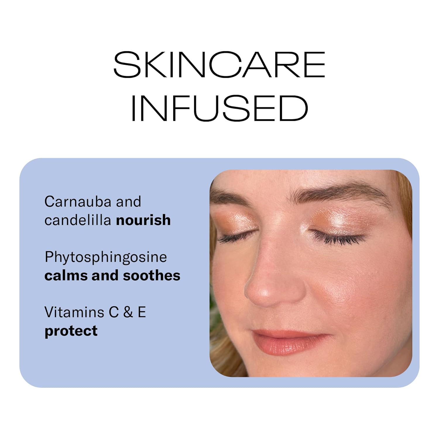 MOB Beauty Cream Clay Eyeshadow M145 – Champagne Shimmer | Skincare-Infused, Vegan, Blendable Cream-to-Velvet Finish, Buildable Pigment, Clean Eyeshadow in Sustainable, Biodegradable Compact - Image 3