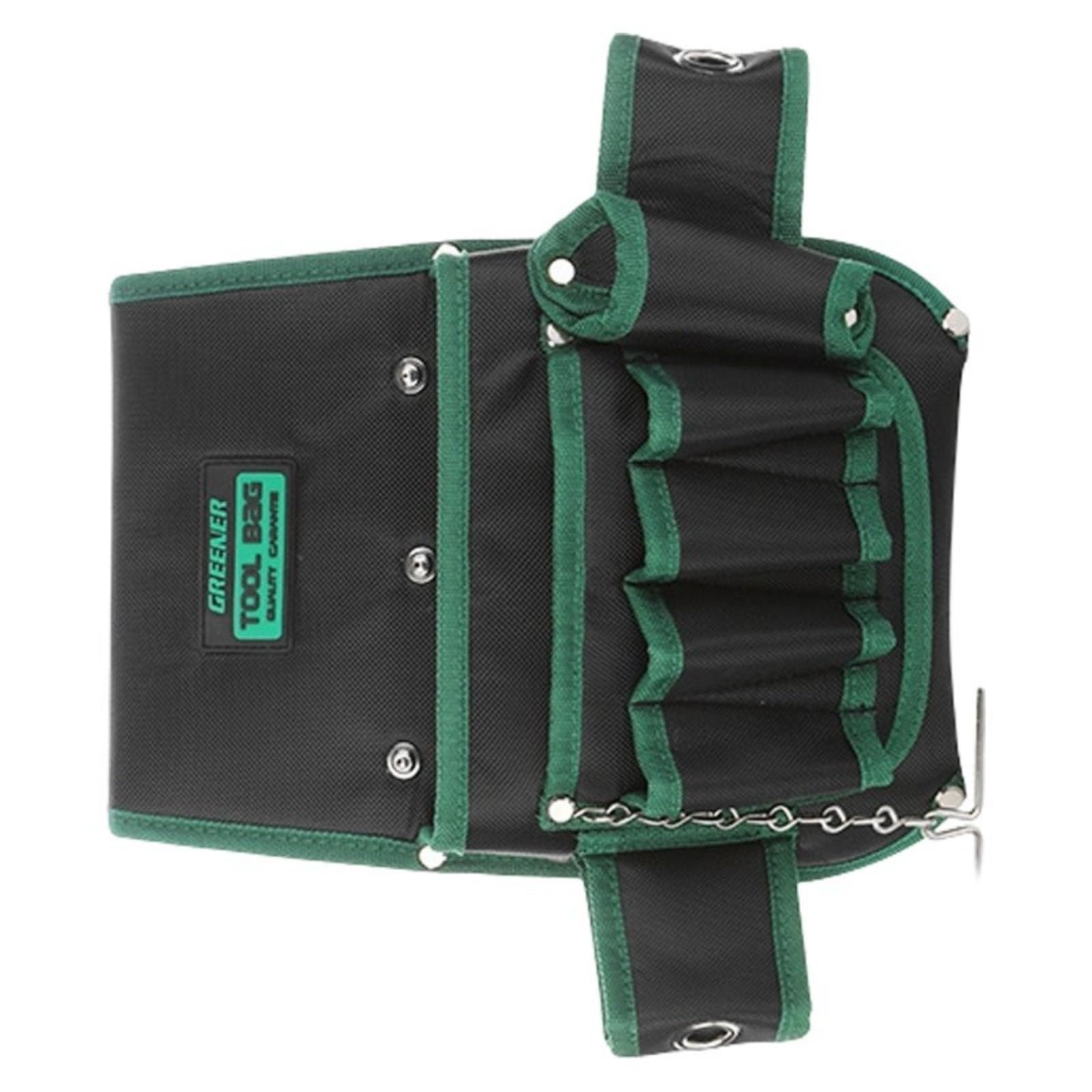 Tsophreniq Men's D Large Opening Utility Waist Pouches Secure Fastening Reinforce Base Construction Home Tool Gifts For