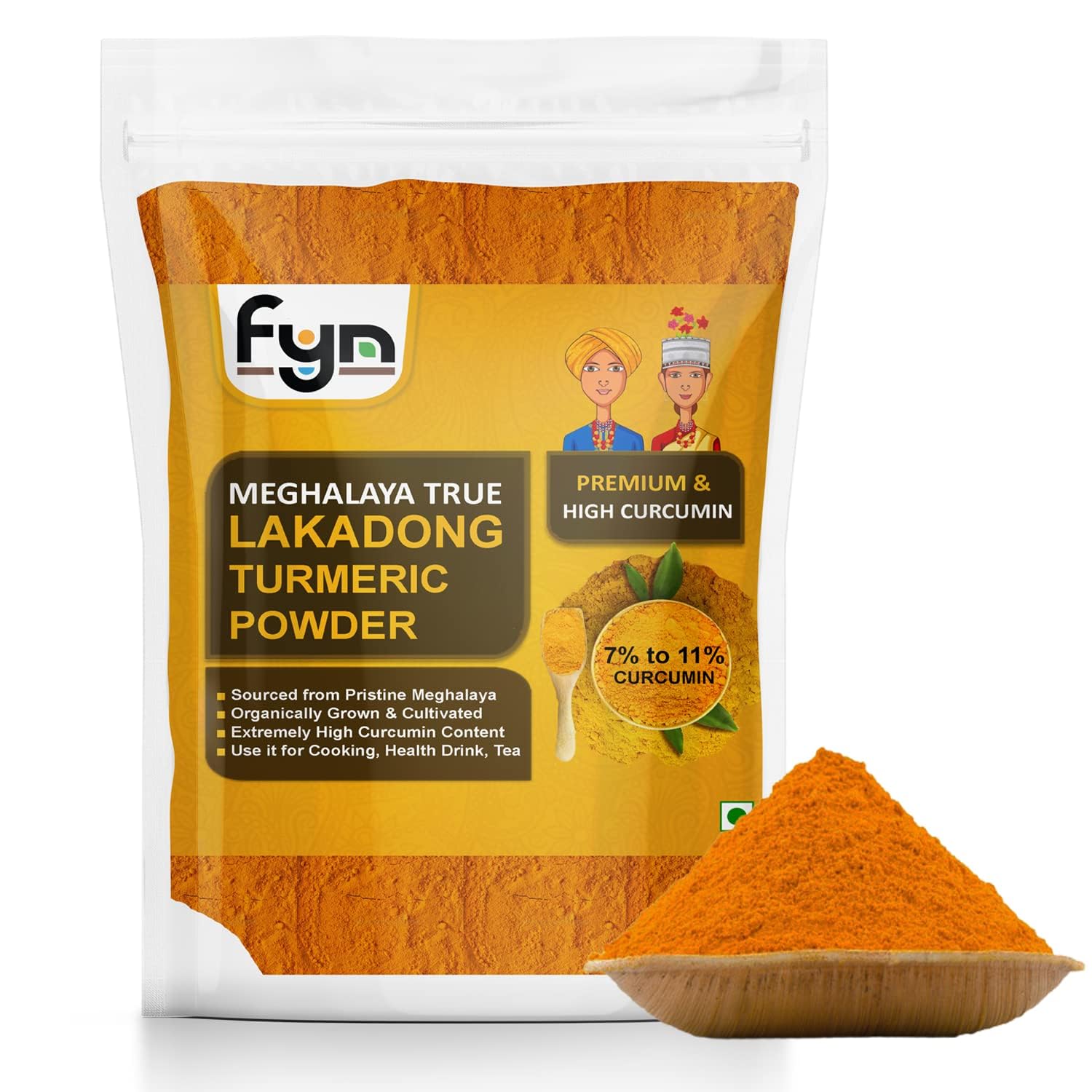 FYN High Curucmin Lakadong Turmeric/Haldi Powder (Upto 11%) (500g) (B0CZ33LDBW) Amazon Price History, Amazon Price Tracker