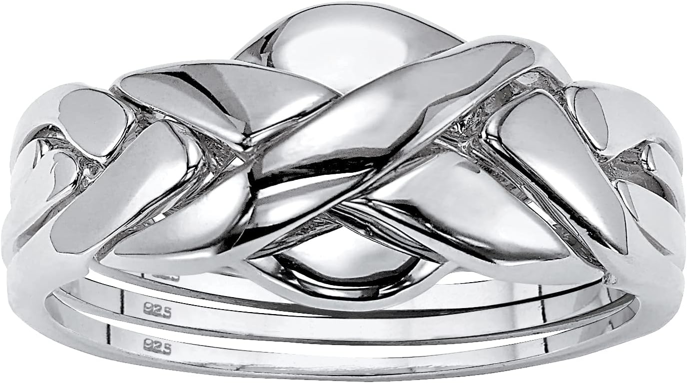 PalmBeach Yellow GoldPlated or PlatinumPlated Sterling