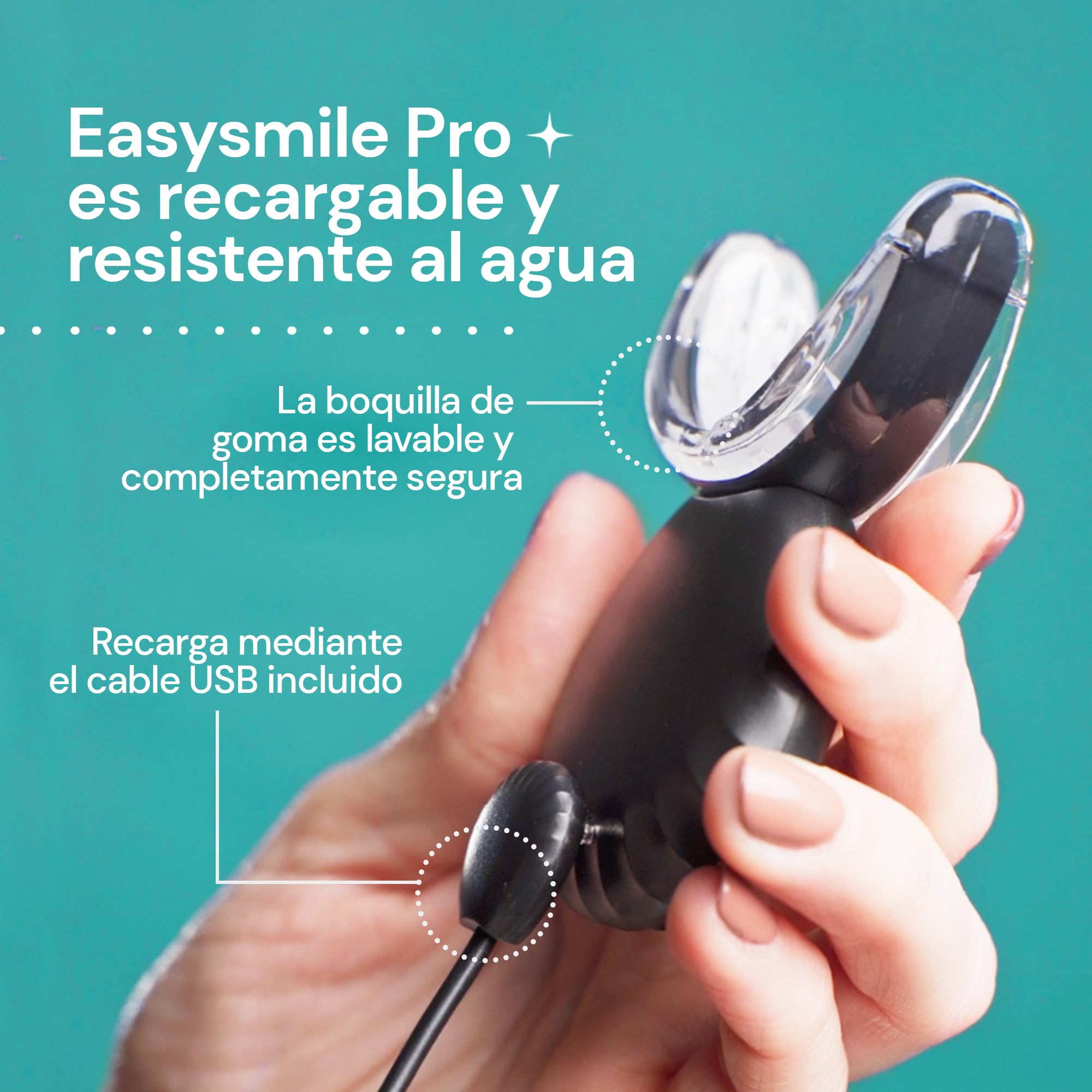 ESMILE: Kit Pro lampada led+ Strisce sbiancanti + Carbone v34