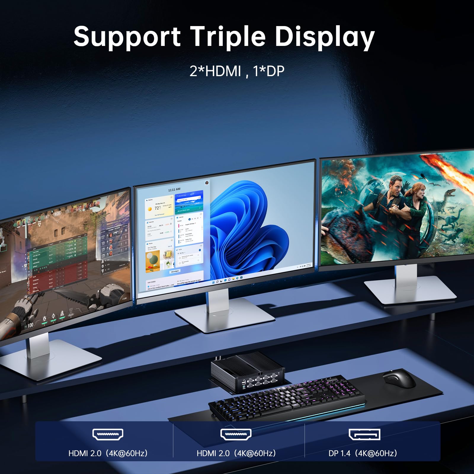 Amazon.com: msecore Fanless Industrial PC, Mini Desktop Computer