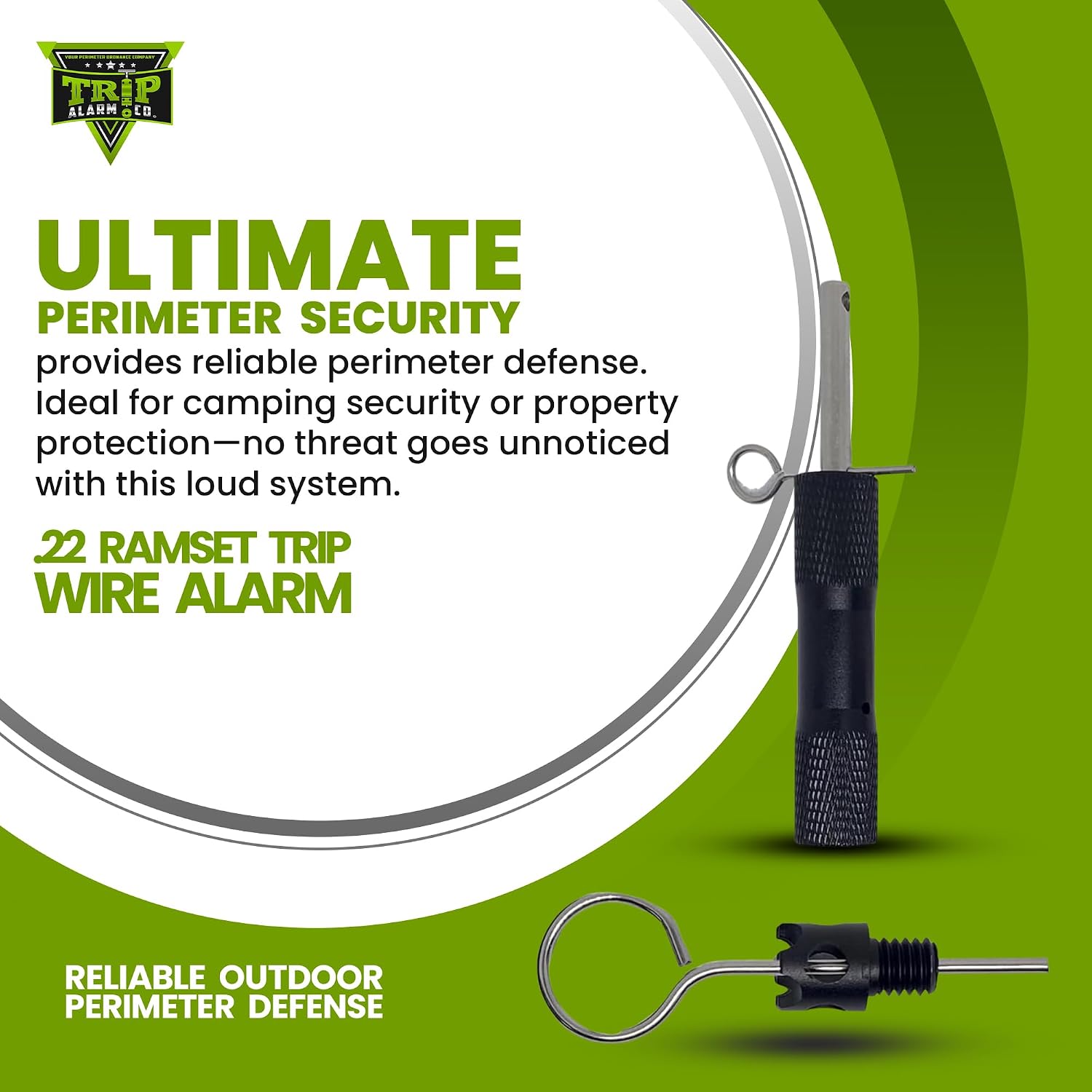 Trip Alarm Co. Micro .22 Ramset Perimeter Trip Wire Alarm – Perimeter Defense Device – Early Warning Security System for Camping and Property Safety image 4