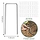 10 Pcs Chicken Wire Cloche Plant Covers Garden Netting Metal Heavy Duty Plant Protectors from Animals for Keeping Bunnies Chicken Squirrels Birds Other Out 9.13×9.13 in