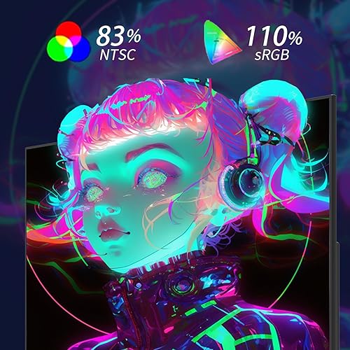 Miniatura 5 de Viewedge Monitor para juegos de 27 pulgadas 180 Hz (soporta 144 hz165 hz) 1 ms, 110% sRGB con HDR 10  Pantalla IPS de 1080p, HDMI DP, altavoces