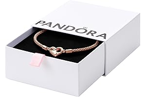 Exquisite Rose Gold Chain Charm Bracelet for Women with Gift Box