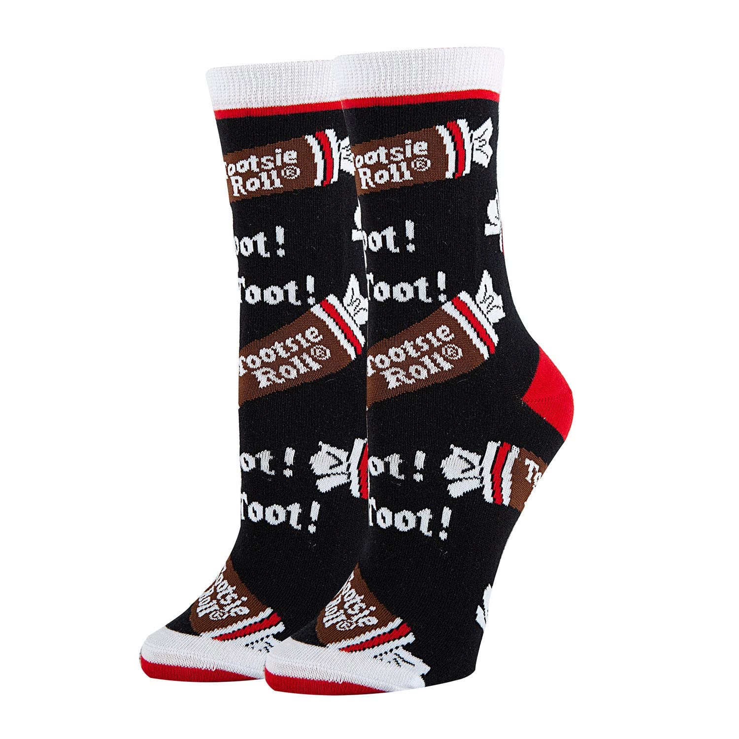 ooohyeah Women's Novelty Tootsie Roll, Blow Pop, Dots Candy Crew Socks, Crazy Funny Cotton Dress Socks Gift, Size 5-10