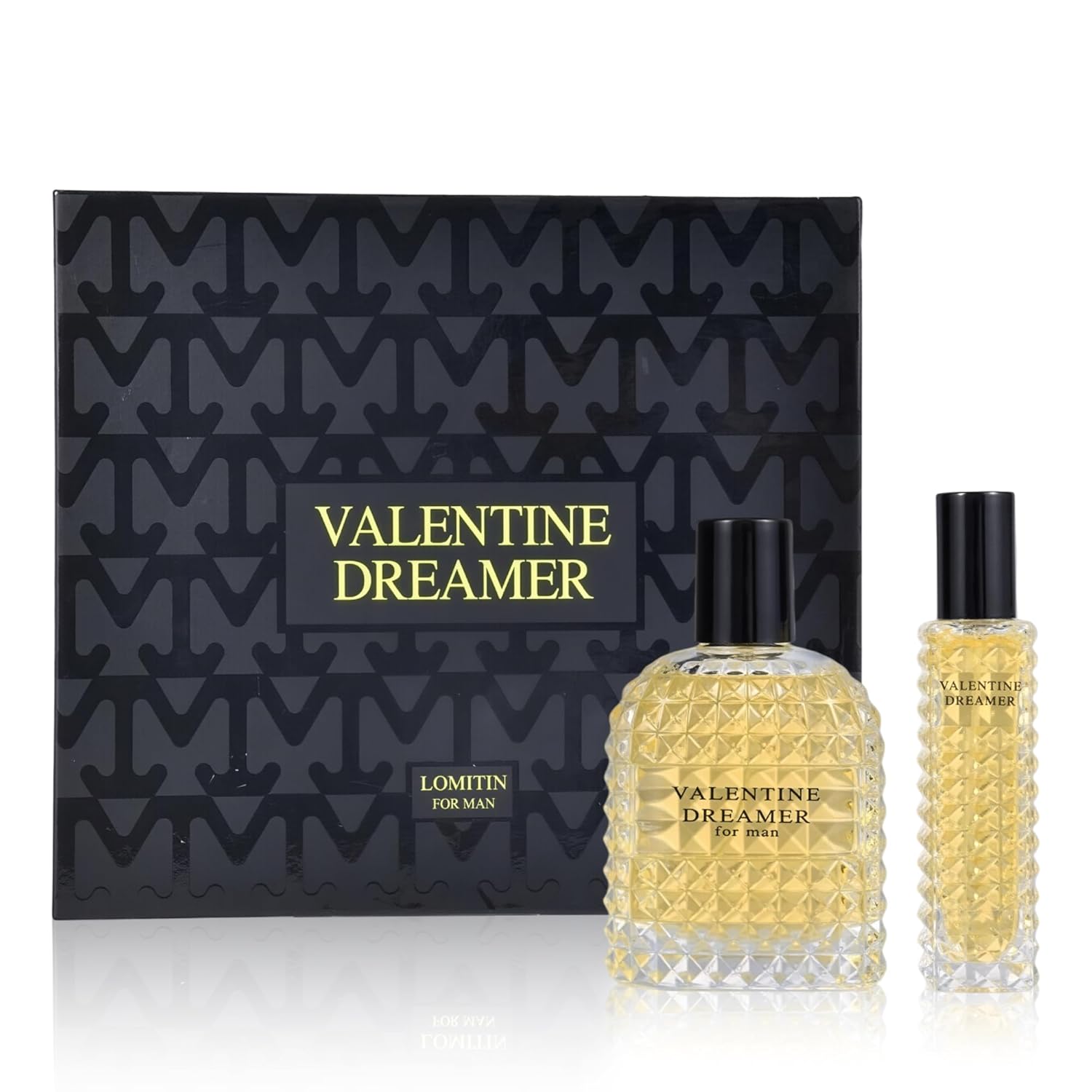 Lomi Valentine Milano 4PC Gift Set, Men's Cologne Collection, Fresh Spicy Woody Notes, Modern Masculine Fragrance