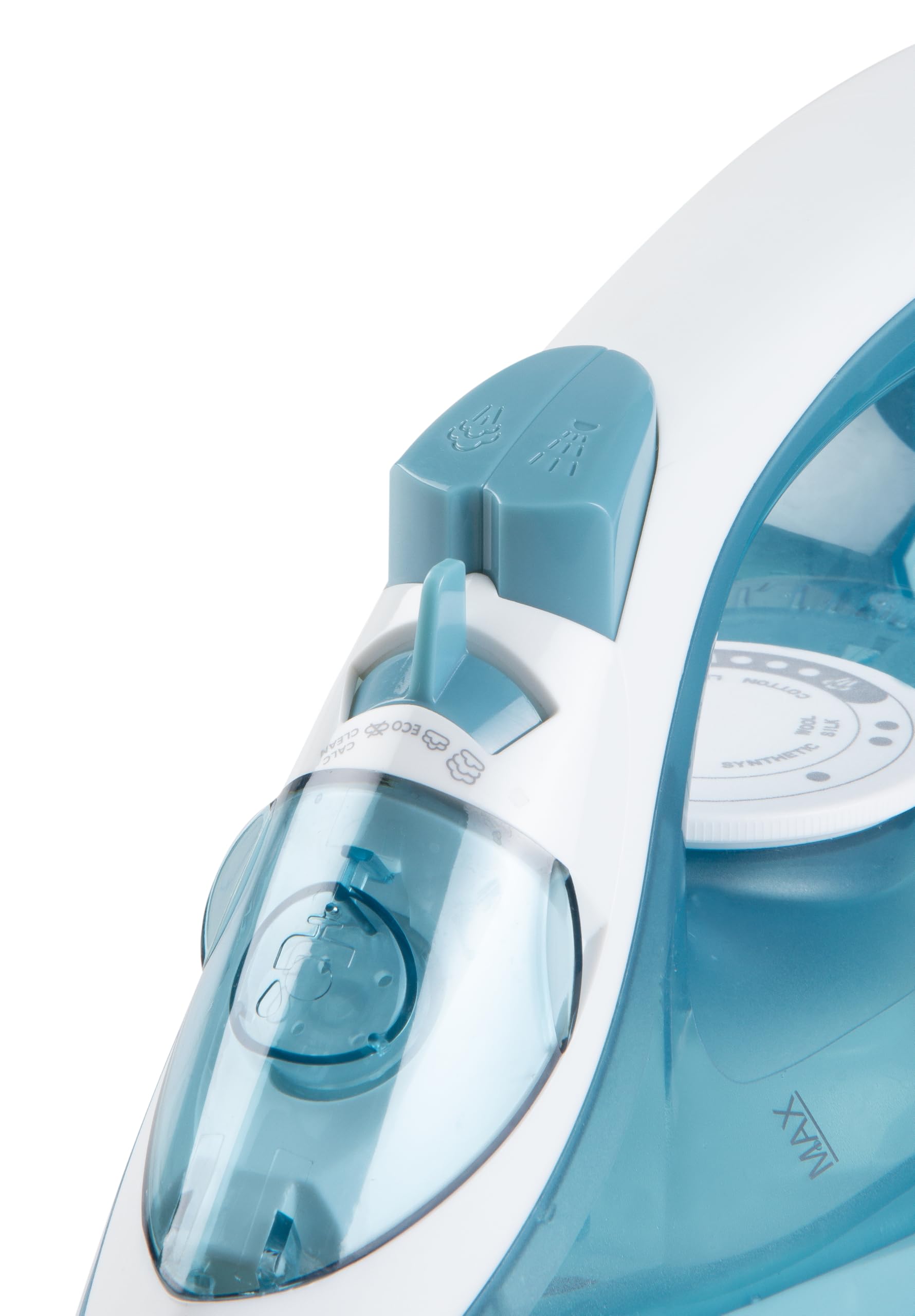 DOMO DO7060S CeraGliss - Plancha de vapor (función de autolimpieza, depósito de agua de 320 ml, vapor de 40 g/min), color azul