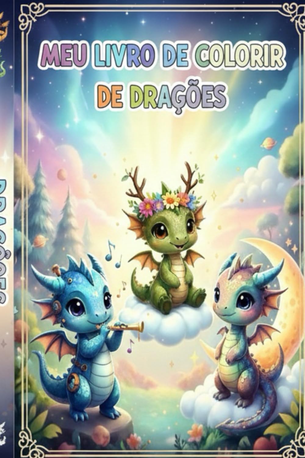 Meu livro de colorir de dragões