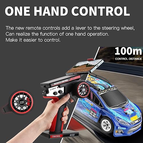 Miniatura 6 de GoolRC WLtoys 284010 Coches de control remoto, escala 128, 4WD 30KMH de alta velocidad RC Drift Car para adultos