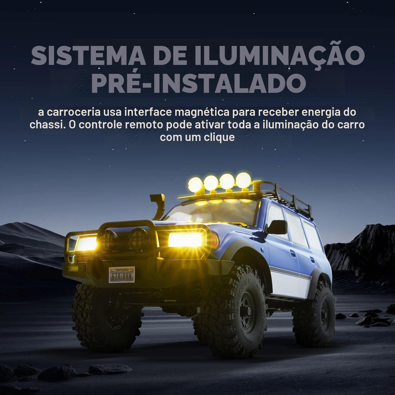 FMS 1/10 LC80 Brushless RC Crawler Pro V2, FCX10 Toyota RC Rock
