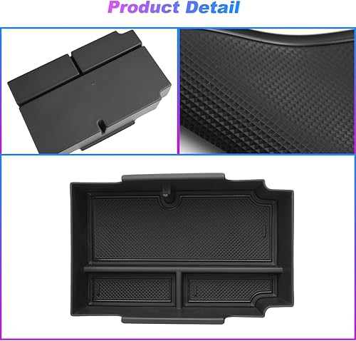 Miniatura 5 de SXCY Organizador de consola Subaru Crosstrek Impreza 2024, bandeja organizadora de consola Crosstrek 2024 para accesorios Crosstrek 2024, bandeja de