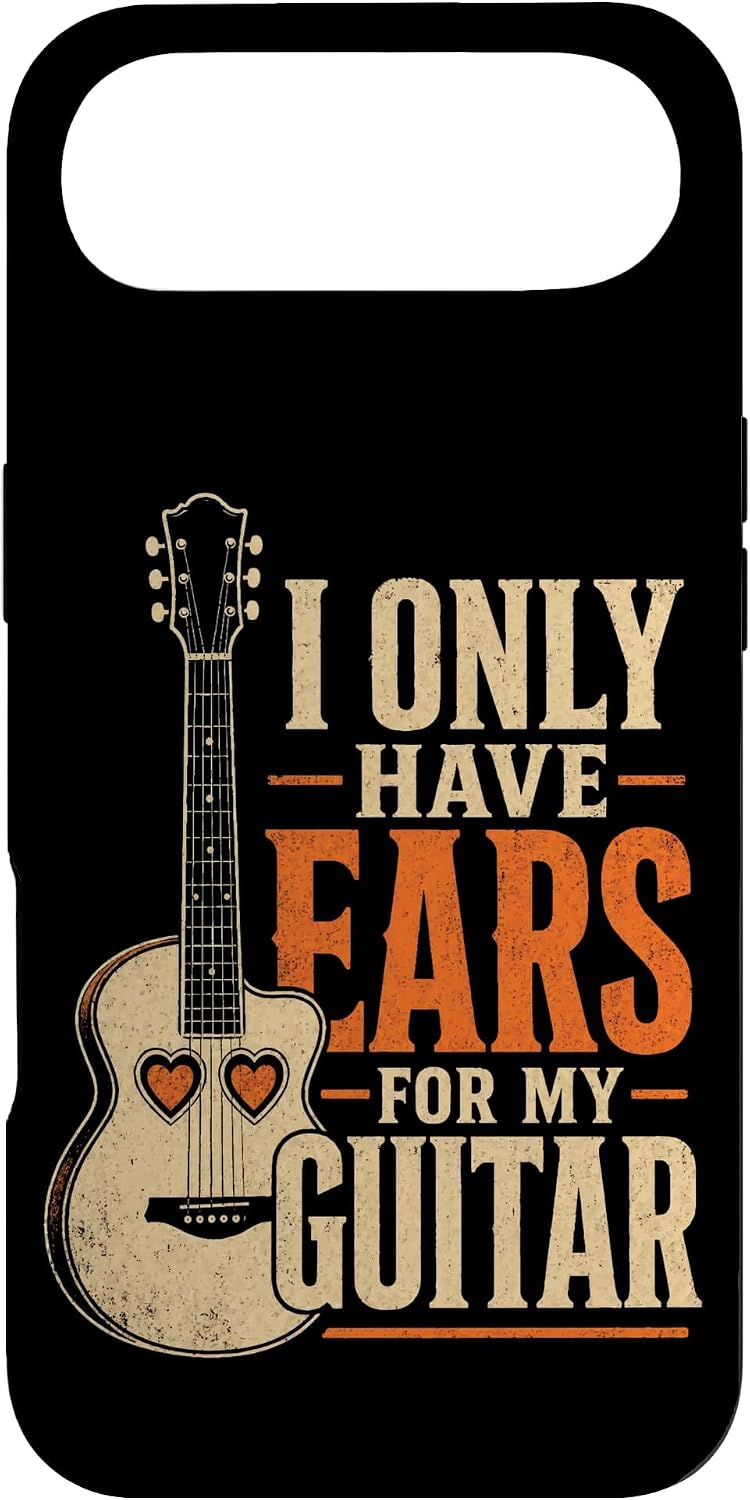 Guitar Lover I Only Have Ears for My Guitar Funny Gift Case for iPhone Air