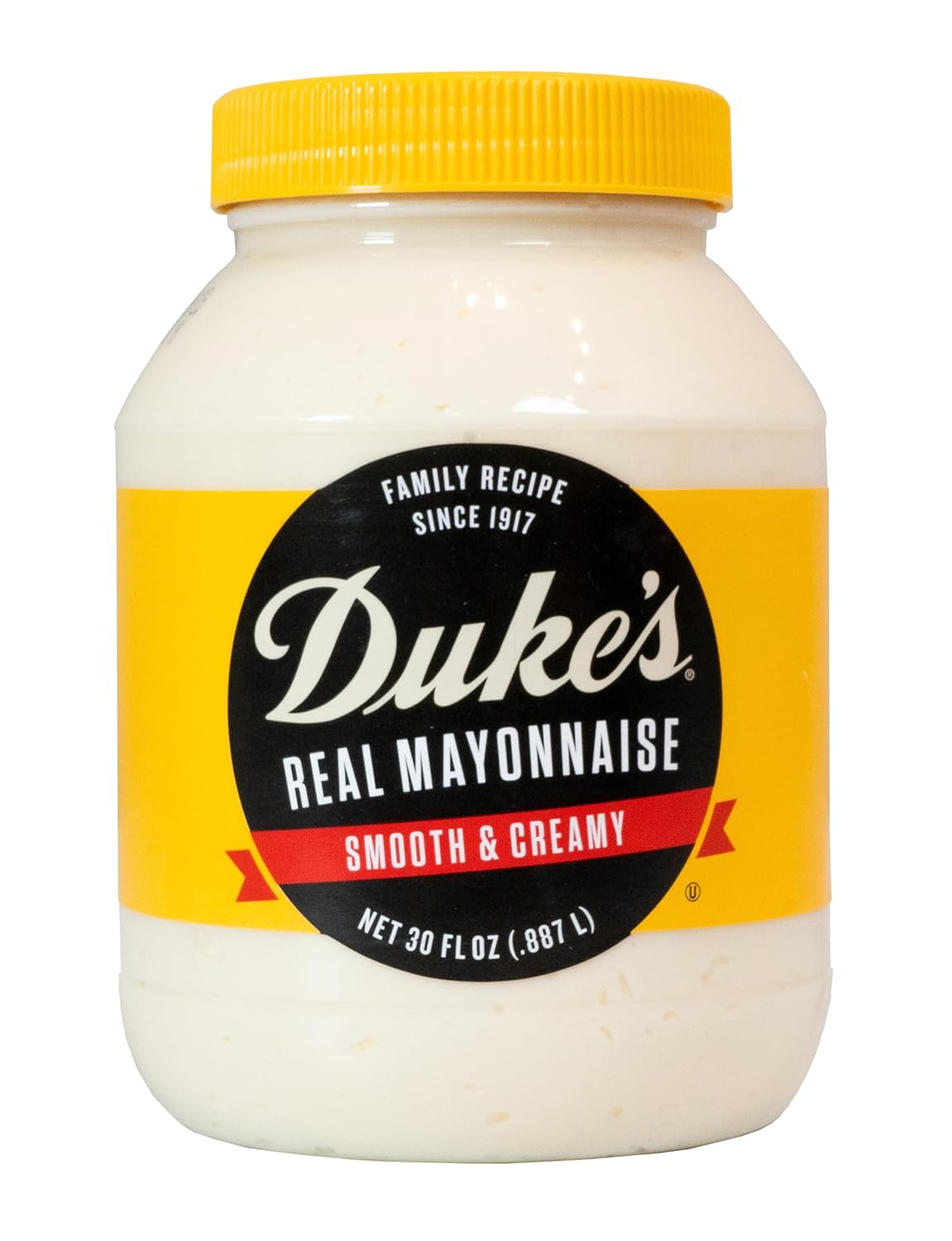 Duke’s Real Mayonnaise Jar – Original Smooth & Creamy Taste, 30 Ounce (Pack of 1)