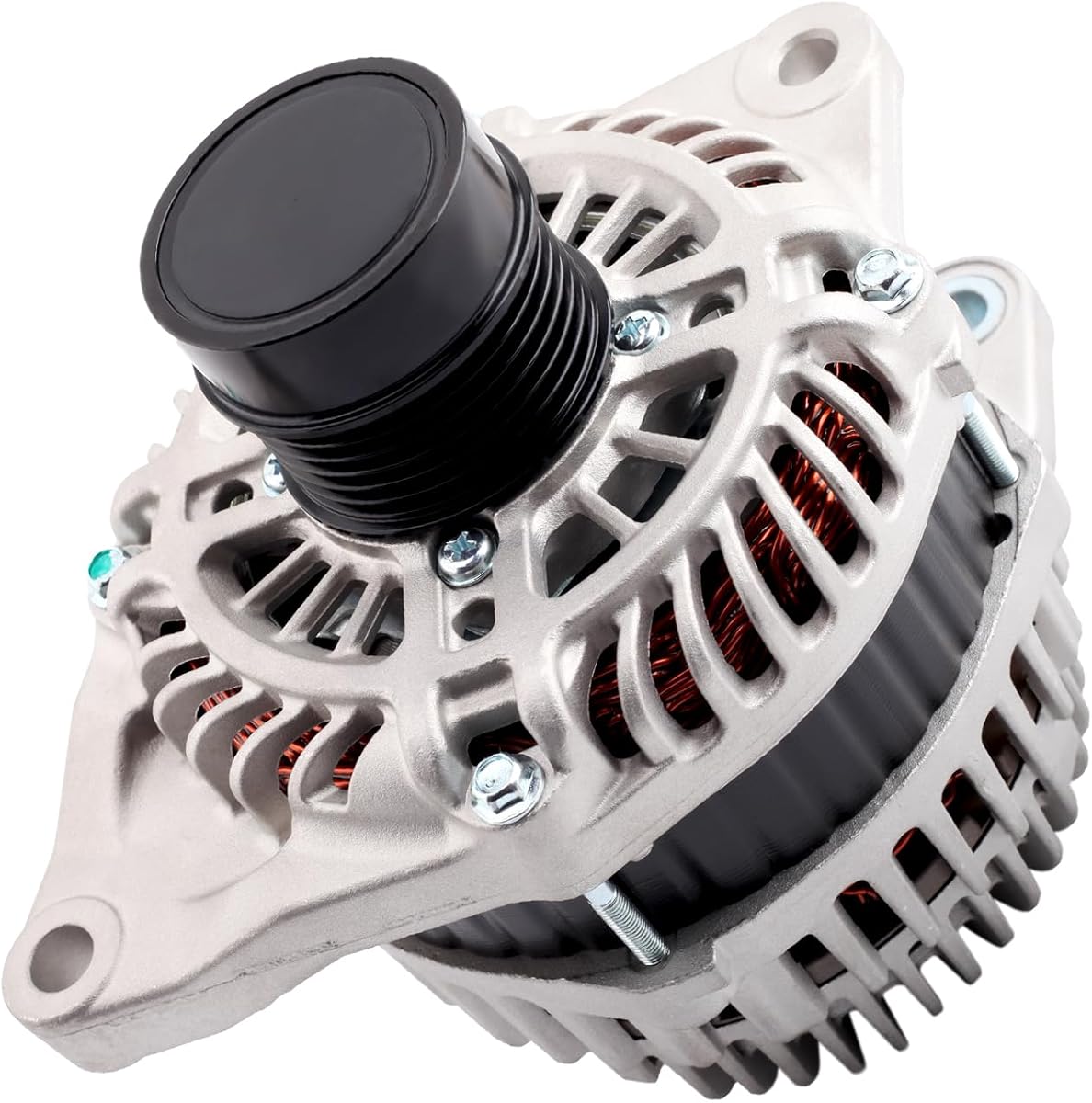 Alternator for 11-13 Chrysler 200,07-10 Sebring, 08-13 Avenger 11231 | Fits 07-12 Caliber 1.8/2.0/2.4L, 07-17 Compass Patriot, 2.0/2.4L, Alternator Replacement 11231N 4801323AB 4801323AC 4801323AD