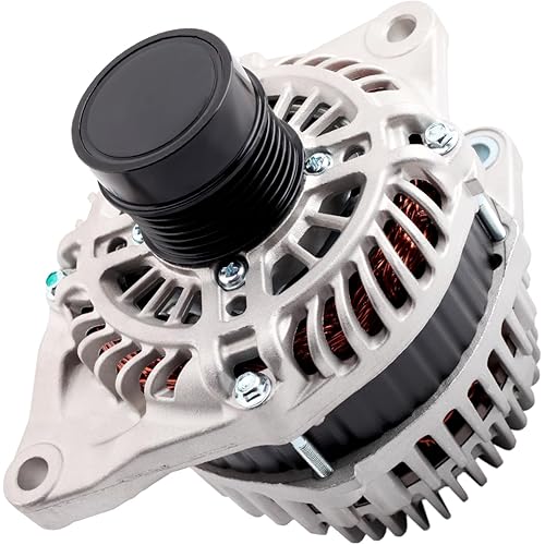 Alternator Compatible with Chrysler 2011-2013 200, 2007-2010 Sebring, 2008-2013 Avenger, 2007-2012 Caliber, 2007-2017 Compass Patriot, 2.0L 2.4L, Alternator for: 4801323AB 4801323AC 4801323AD