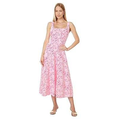 Lilly Pulitzer Calina Linen Midi Dress Women
