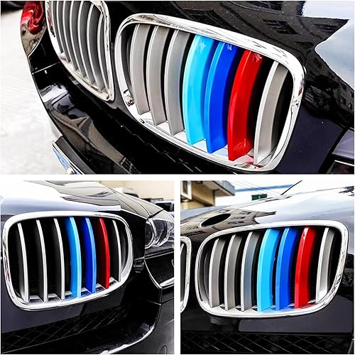 Miniatura 6 de Ajuste exacto M - Rejilla de color compatible con BMW 2003-2006 E53 X5 7-vigas central riñón parrilla