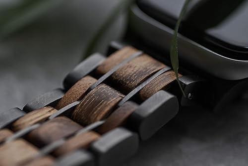 Miniatura 5 de JORD Correa de reloj compatible con Apple Watch de 1.49, 1.57, 1.65, 1.65, 1.73 y 1.73 pulgadas, cuero, correa de reloj de pulsera compatible con