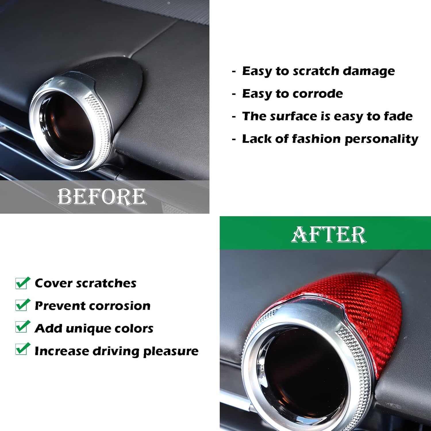 PIUGILH Real Carbon Fiber Car Dashboard Clock Decorative Cover Trim Compatible with Maserati Grecale 2022,Center Console Clock Molding Accessories