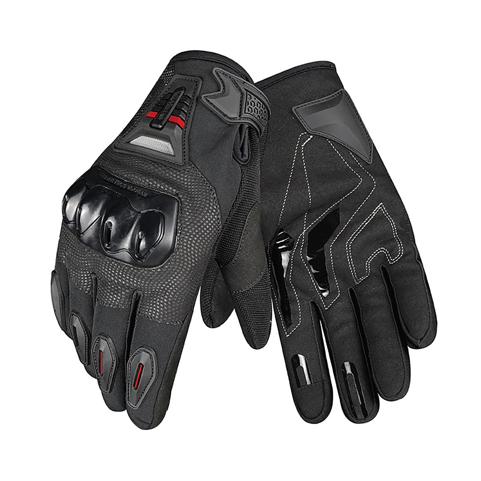 Course sur Route Gants de Doublure en Velours Gants de Moto Gantelet Anti-Chute Coupe-Vent pour l'escalade Ski de Motoneige