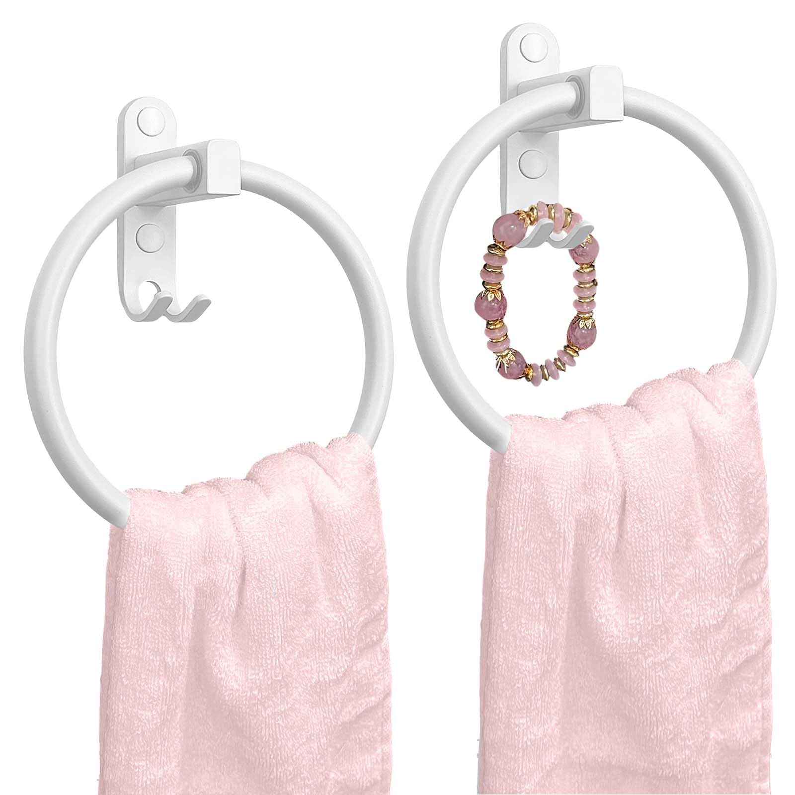 Anneau porte-serviette de salle de bain mural pour suspendre vos draps de bain au quotidien