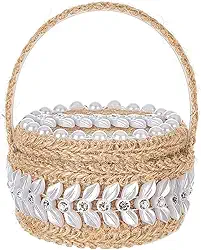 UGPLM Caixa de alianças de casamento, estojo de lembranças multiuso para lembrancinhas de casamento, 2 compartimentos para anéis, eventos, aniversários,