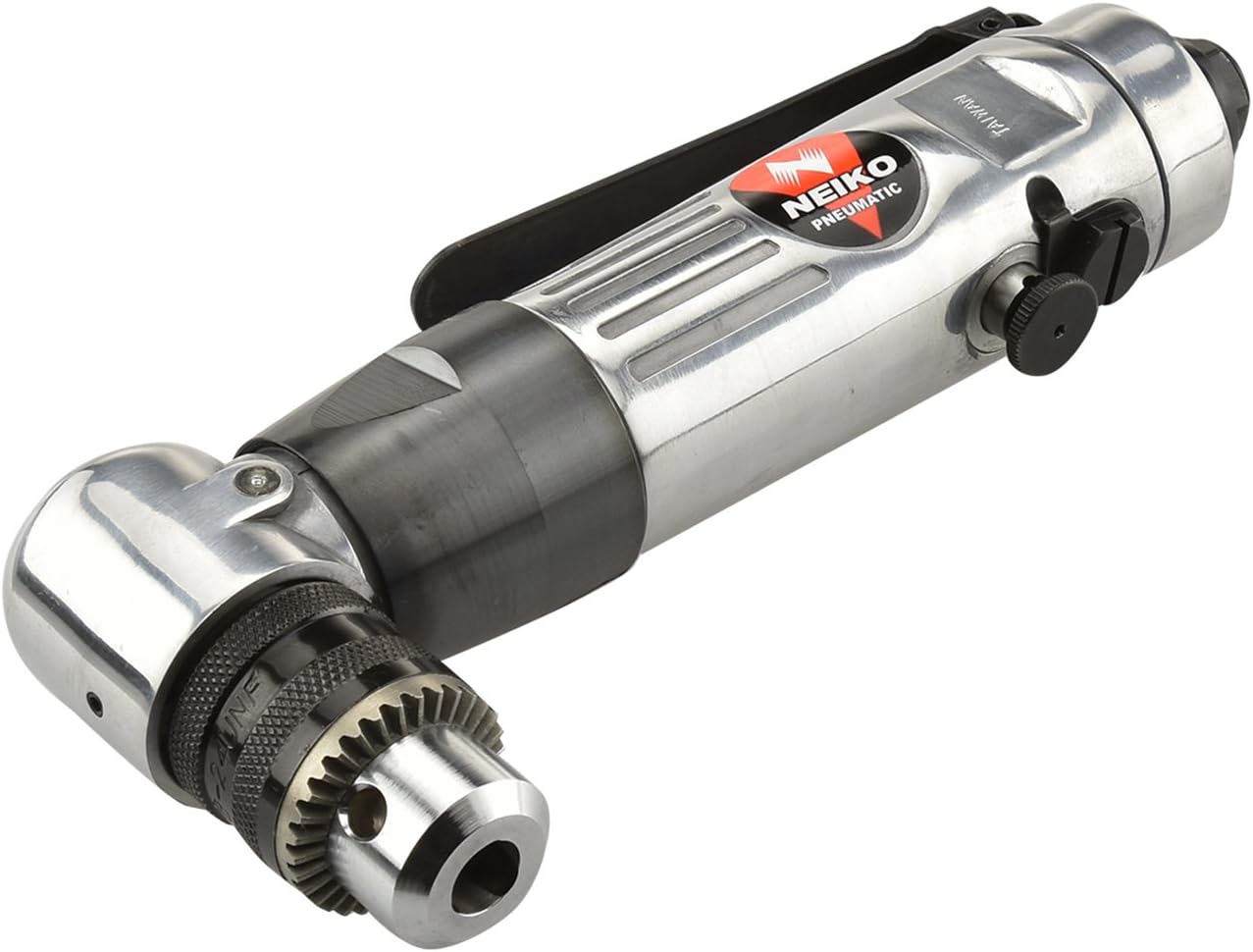 NEIKO 30084A Right Angle Air Drill | 3/8โ Drive Reversible Pneumatic 90ยฐ Gun