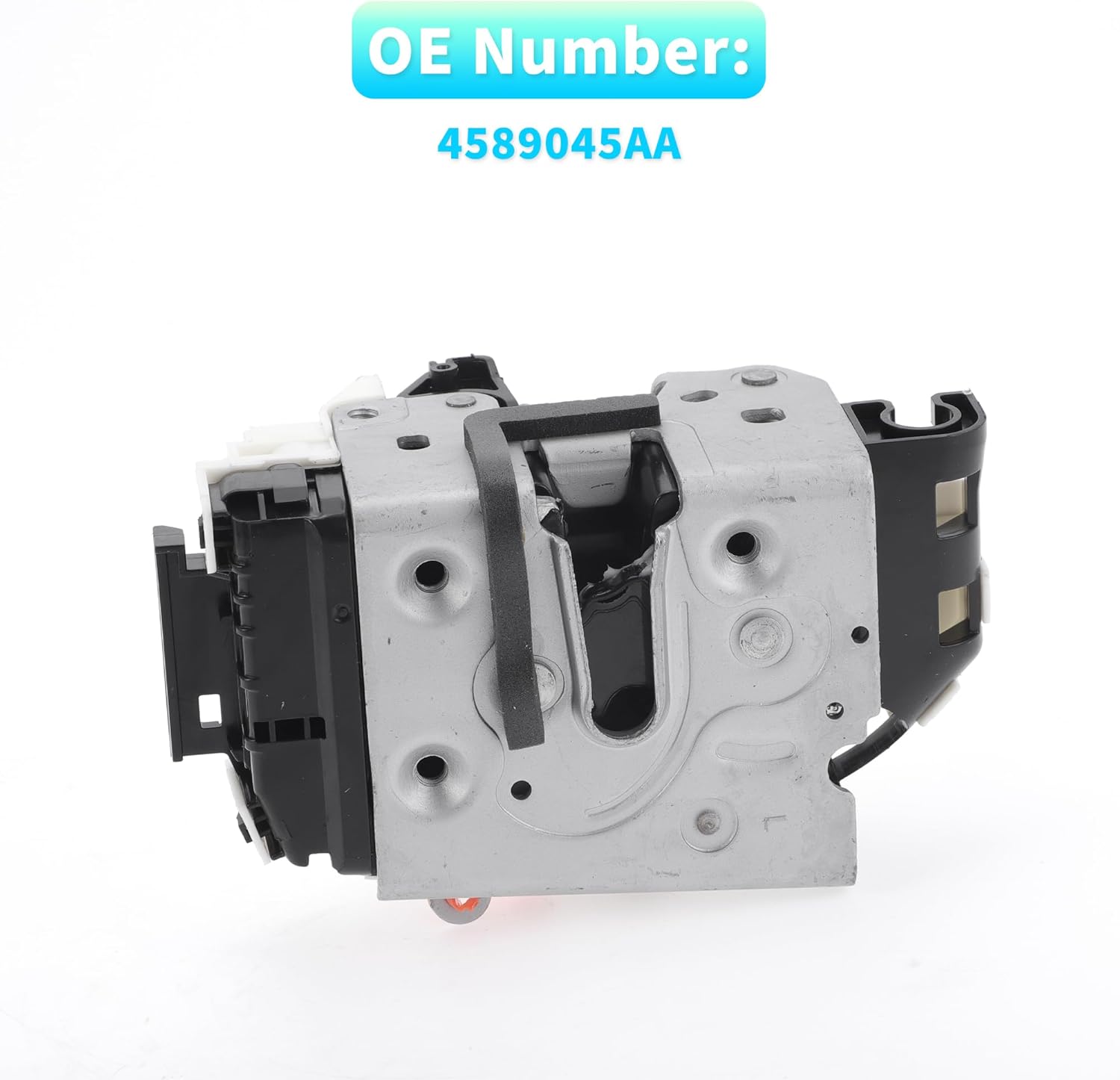 X AUTOHAUX Replacement Front Left Driver Side Power Door Lock Actuator Motor for Dodge Caliber 2007-2009 for Jeep Compass 2007-2010 Door Latch Actuator Assembly Replace No.4589045AA Black