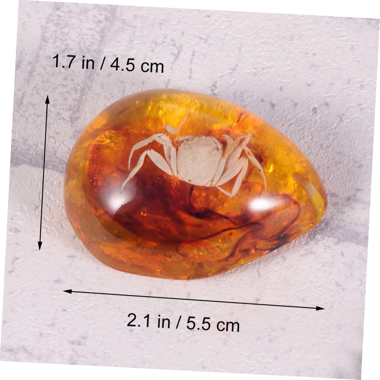 CIYODO 3 Pcs Untreated Amber Natural Amber Insect Specimen Amber Novelty Art Stone Amber Specimen Amber Earring Amber Pendants Amber Ornament Stone Amber Collection Novelty Amber