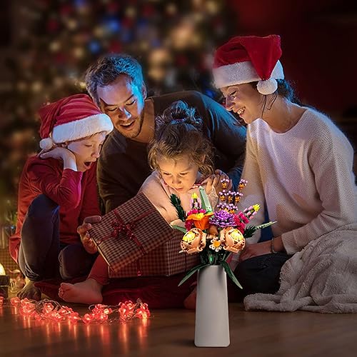 Miniatura 7 de VONADO Kit de luces LED para ramo de flores de Lego 10280 para adultos, iluminación de flores artificiales compatible con Lego 10280 Botanical (sin