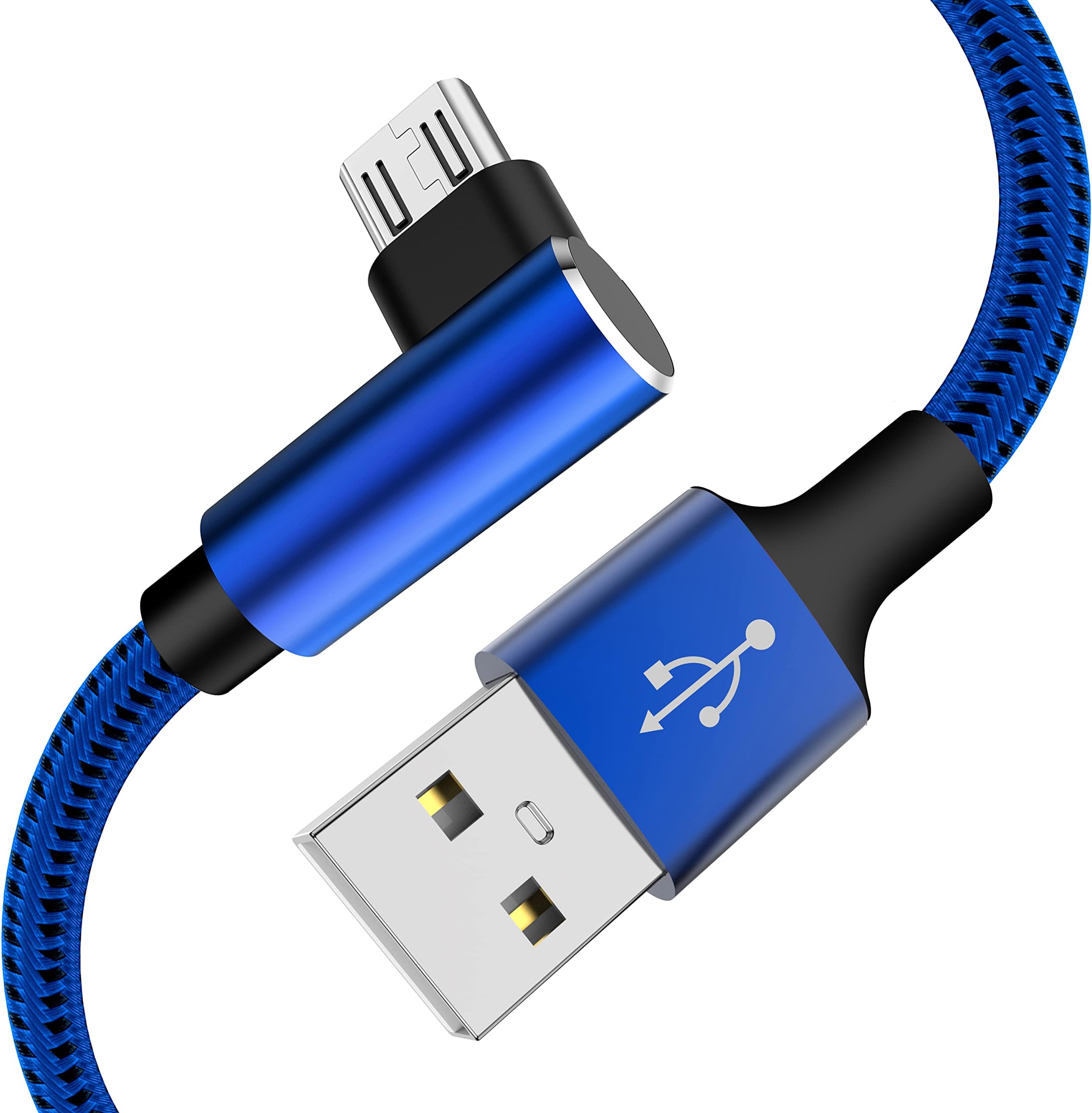 Micro Usb Cable, 3 Pack 10ft Android Charger, Charging Cable, Android Charger Fast Charging, Phone Charger Android, Usb To Micro Usb Cable, Android Charging Cable, Android Charger Cord（Blue）