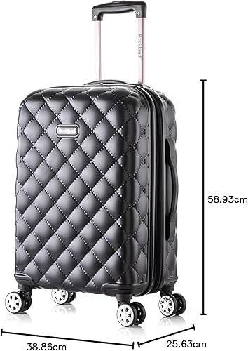 Miniatura 190 de Rockland - Maleta de viaje Melbourne, rígida y expandible, con ruedas giratorias, Azul