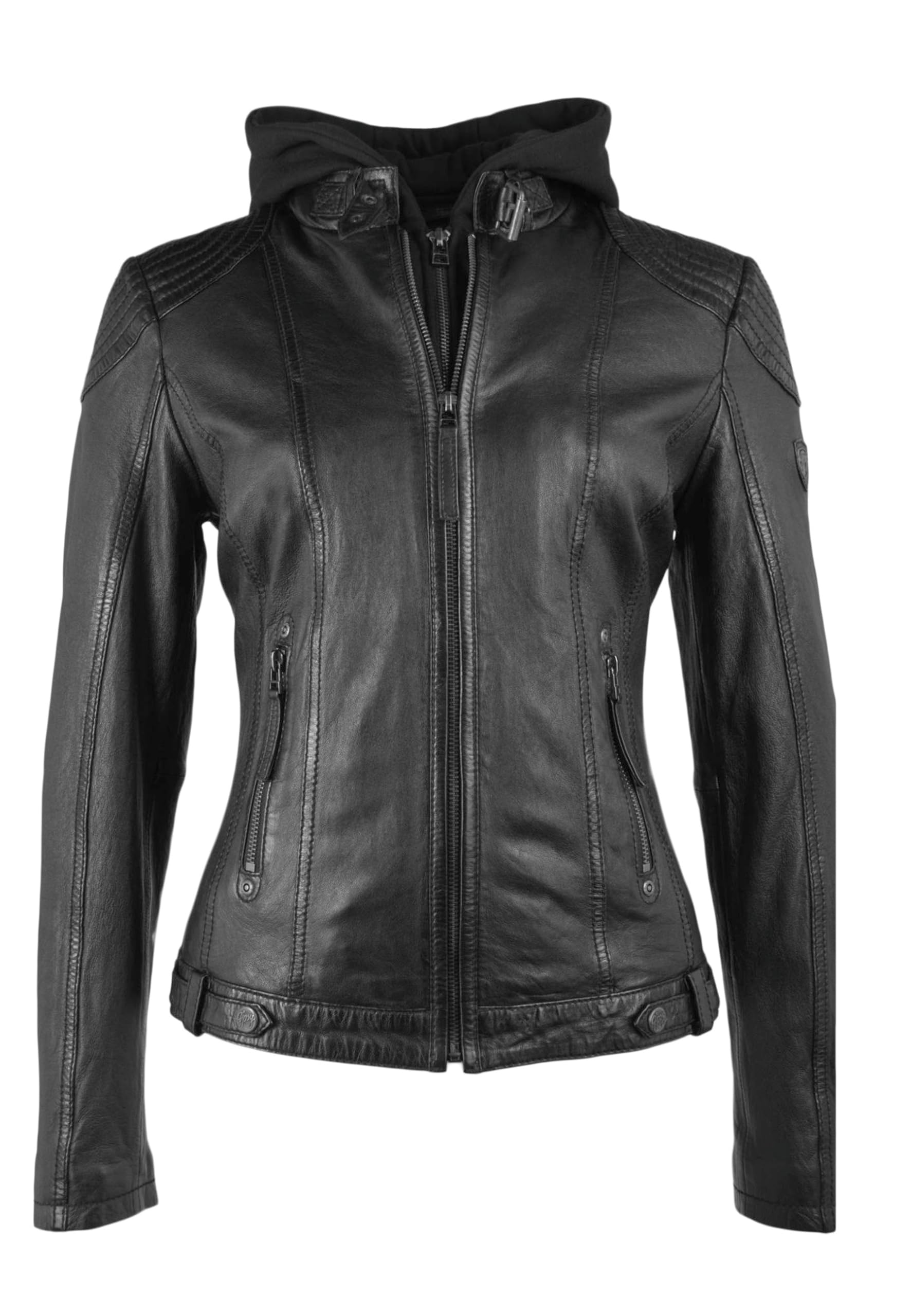 Mauritius Cacey LEGV Frauen Lederjacke schwarz Basics, Biker, Casual Wear