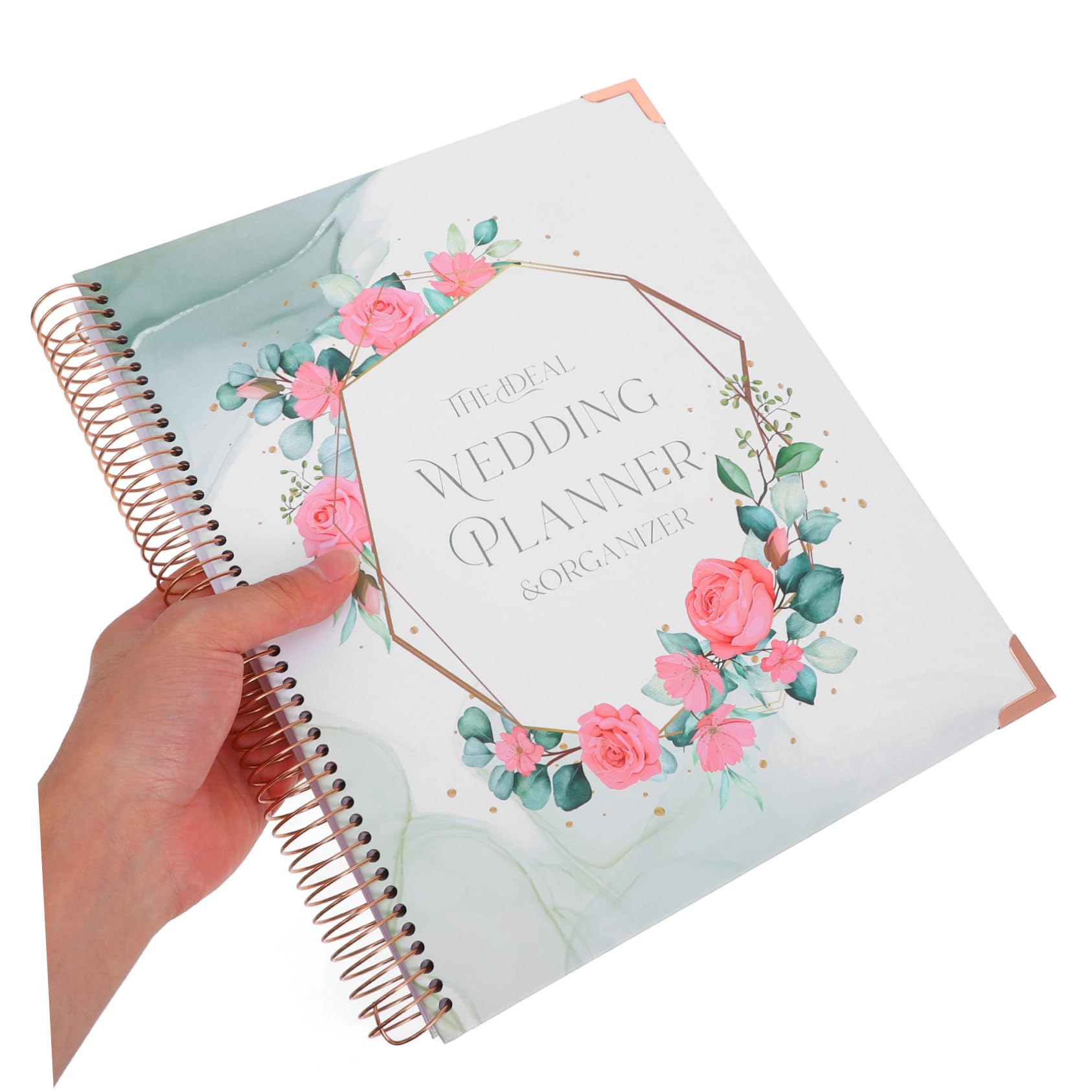 DOITOOL Hochzeitsplaner Buch für Verlobte Paare Papier mit Budgetplanung und Detailliertem Zeitplan für Hochzeitsplanung und Organisation