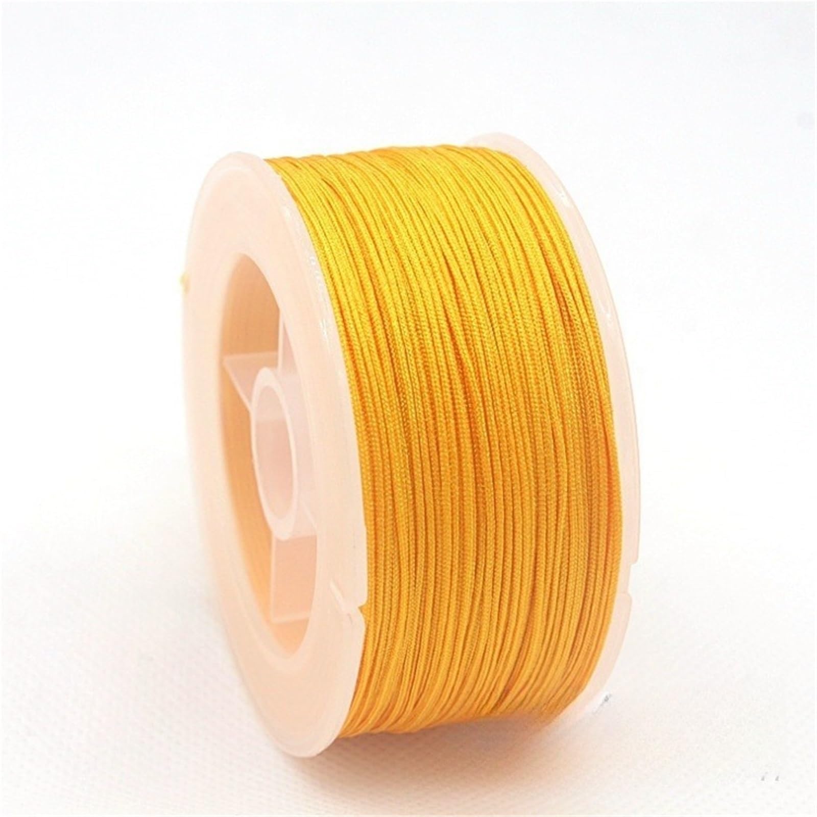 Nylon Cord Thread 5PCS 2mm 50m Nylon Cord Thread For Jewelry DIY Making Necklace Handmade Material Rope Beading Braided String for Making Bracelet, Necklace, Chinese Knot(Orange)