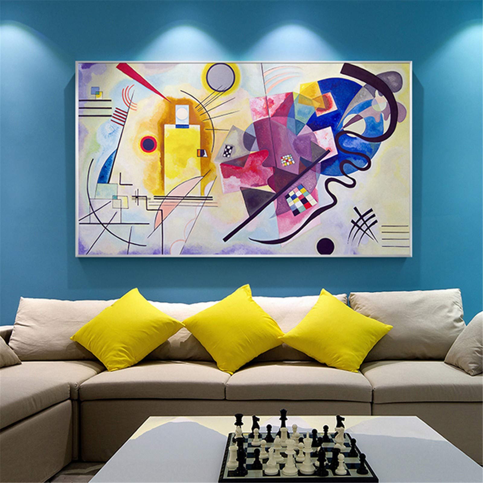 Diamond Painting pour Salon - Toile Broderie 5D Décoration Murale